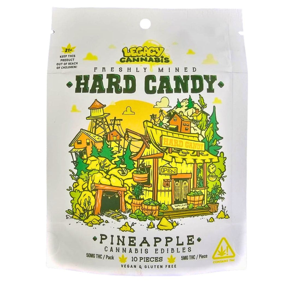 Pineapple Hard Candy 10pk - 50mg THC