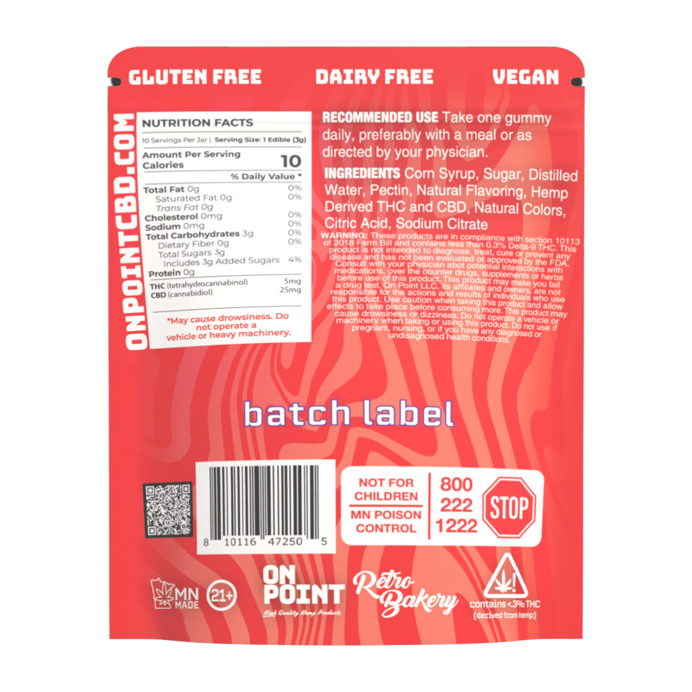 Fruit Punch Vegan Gummies