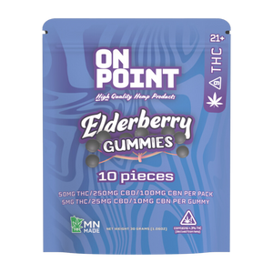 On Point : Elderberry Vegan Gummy  50mg-10 pieces (Copy)