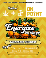 On Point : On The Go Tangerine Sunshine￼ 50mg-10 pieces