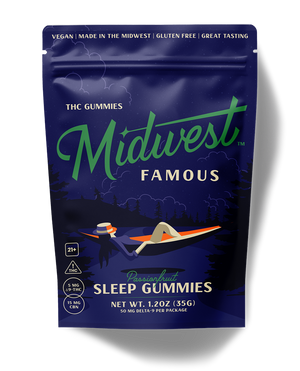 Midwest Famous - Passionfruit Night Gummies 50mg THC + 150mg CBN