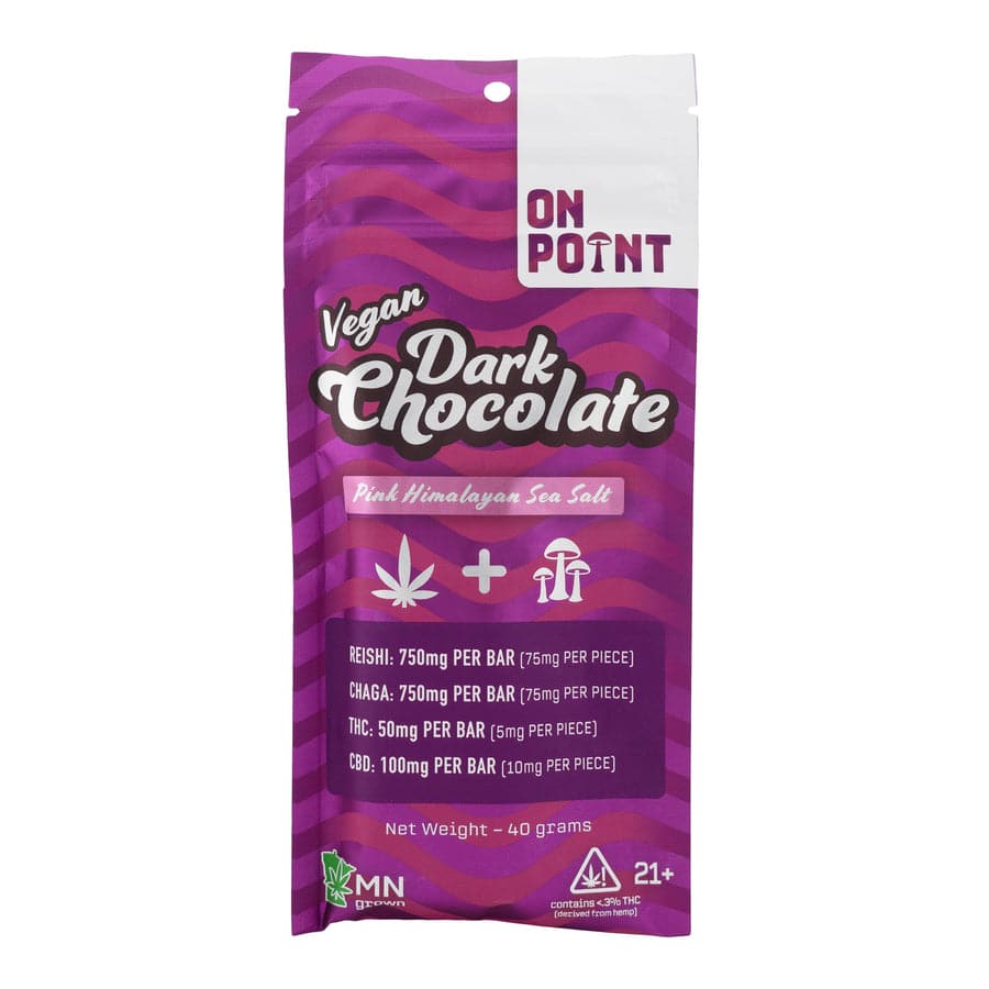 On Point | Dark Chocolate Sea Salt Chaga - Reishi