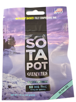 SOTAPOT Blue Raspberry Gummies 50mg THC