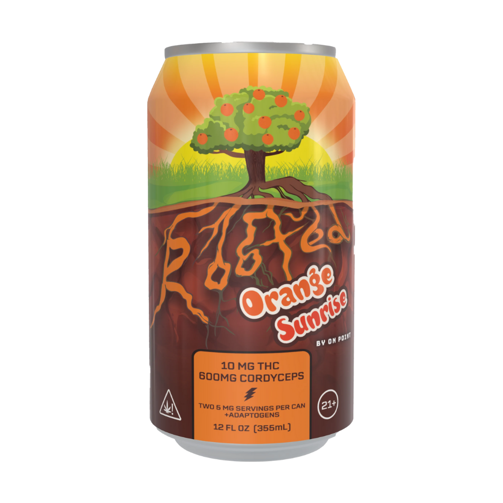 Orange Sunrise Soda w/ Mushrooms