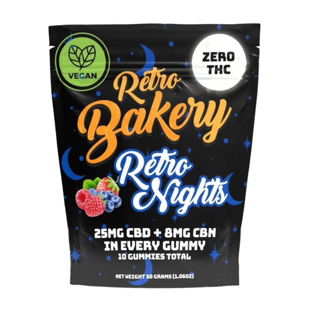 Retro Nights Vegan Gummies - Zero THC