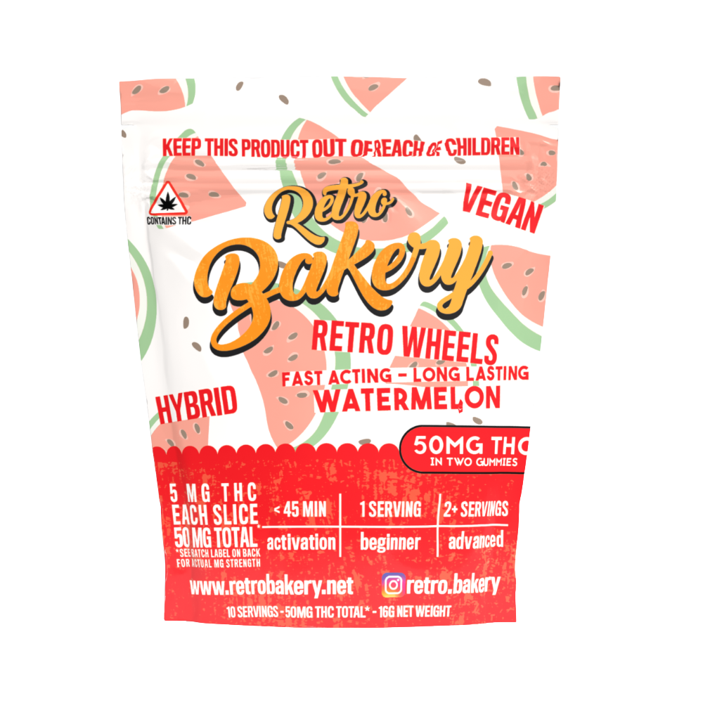 Watermelon Vegan Wheel Gummies