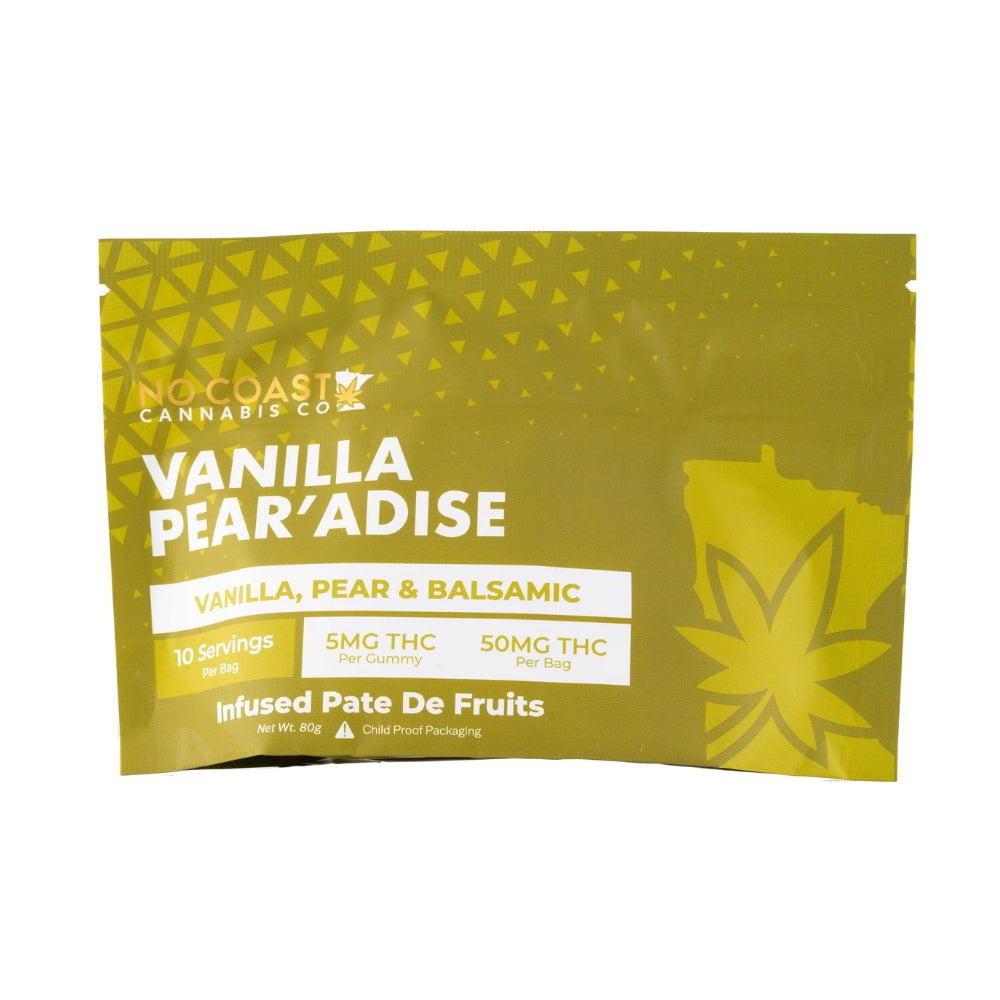 Vanilla Pear'adise Pate De Fruit Vegan Gummies