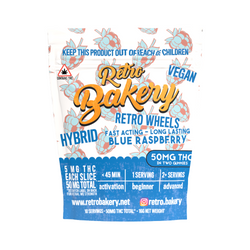 Blue Raspberry Vegan Wheel Gummies