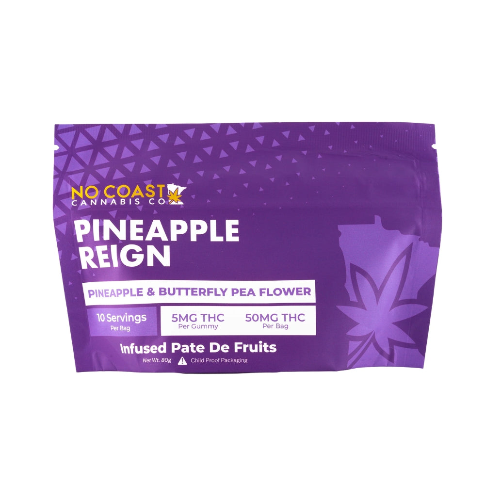 Pineapple Reign Pate De Fruit Vegan Gummies