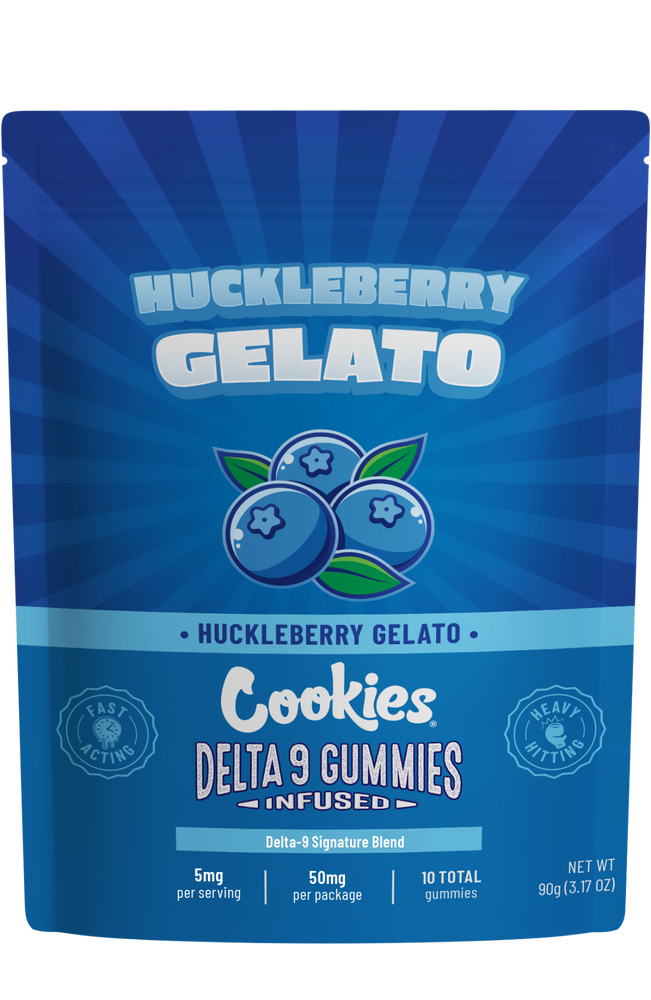 Cookies Huckleberry Gelato 50mg THC Vegan Gummies