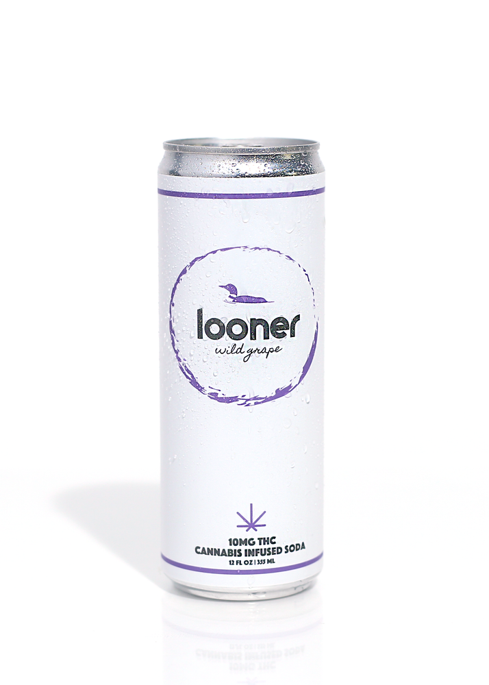 
            
                Load image into Gallery viewer, Looner 10mg THC Wild Grape Soda
            
        
