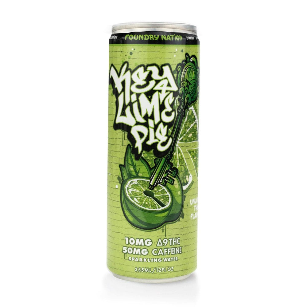 Key Lime Pie | Caffeinated THC Sparkling Water | 10mg THC 50mg Caffeine